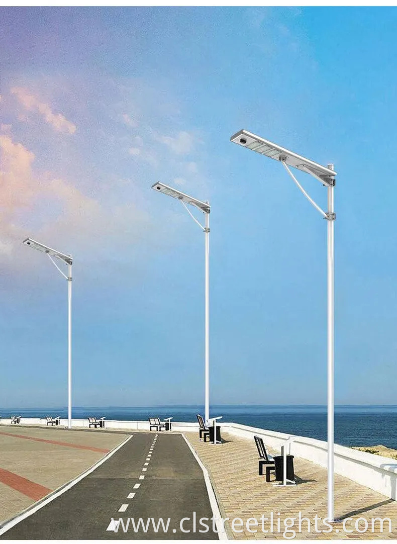 30W 40W 50W 60W All in One Intergrated Outdoor Solar LED Power Garden Street Light